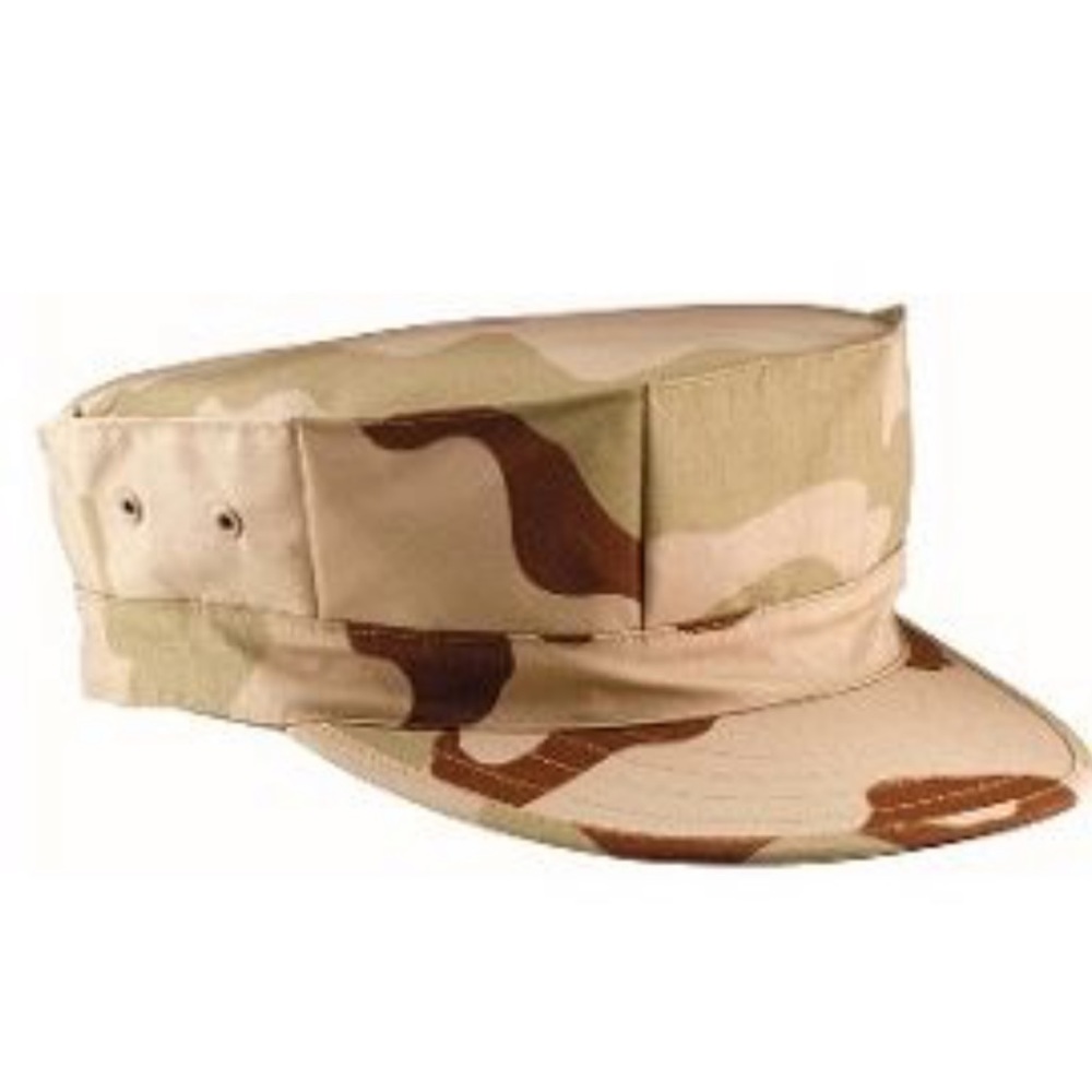 Unworn Military camouflage hat large